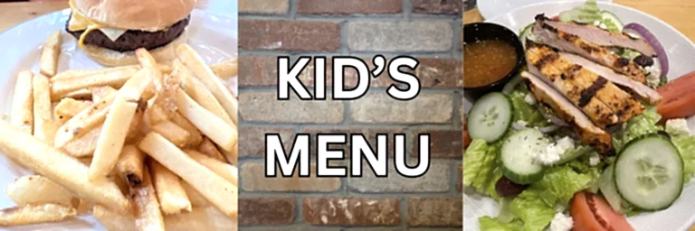 Kid’s Menu Selection - Fountain Grill Ashburn